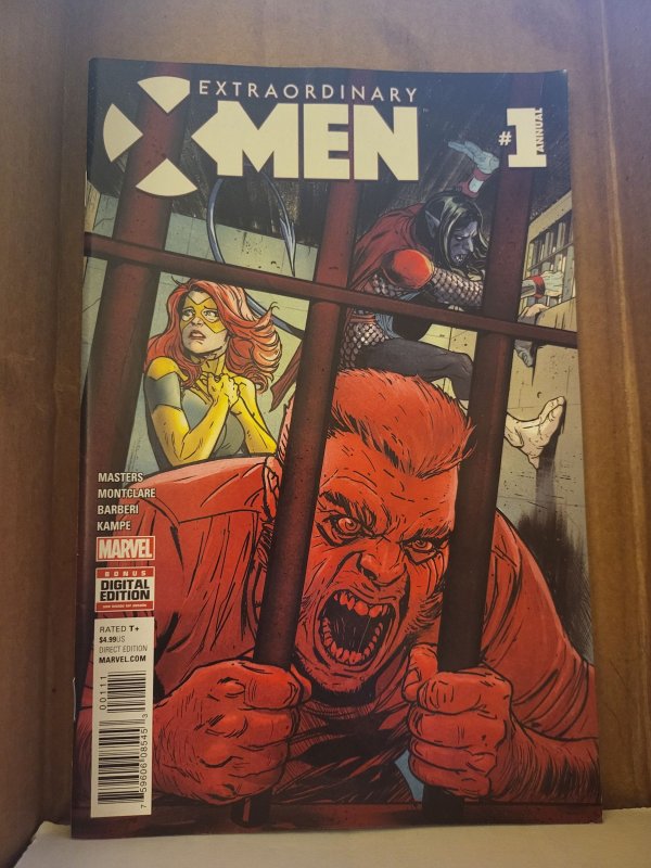 Extraordinary X-Men Annual (2016) (2016), raw, ungraded comic book — front cover