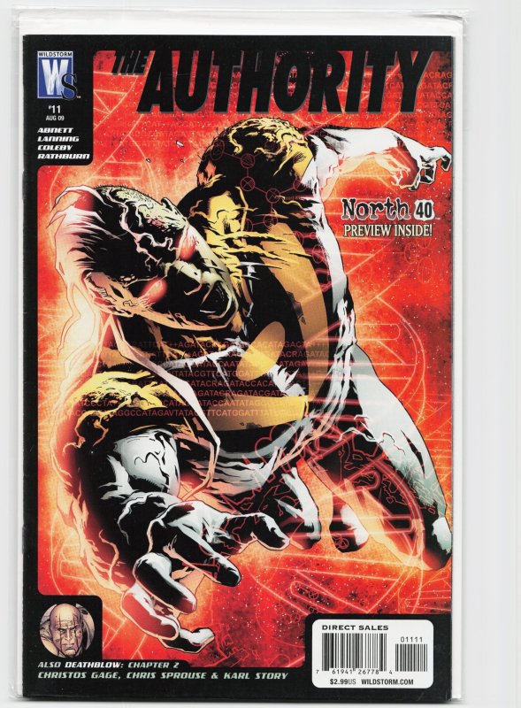 The Authority #11 (DC Comics, 2009), raw, ungraded comic book — front cover