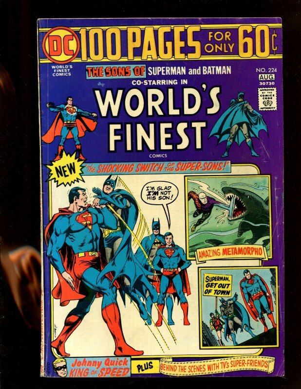 Worlds Finest 100 Pages #224, raw comic book in 5.0 condition — front cover