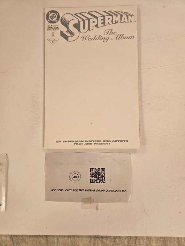 Superman the Wedding Album #1 (DC Comics, 1996), raw comic book in NM condition — front cover