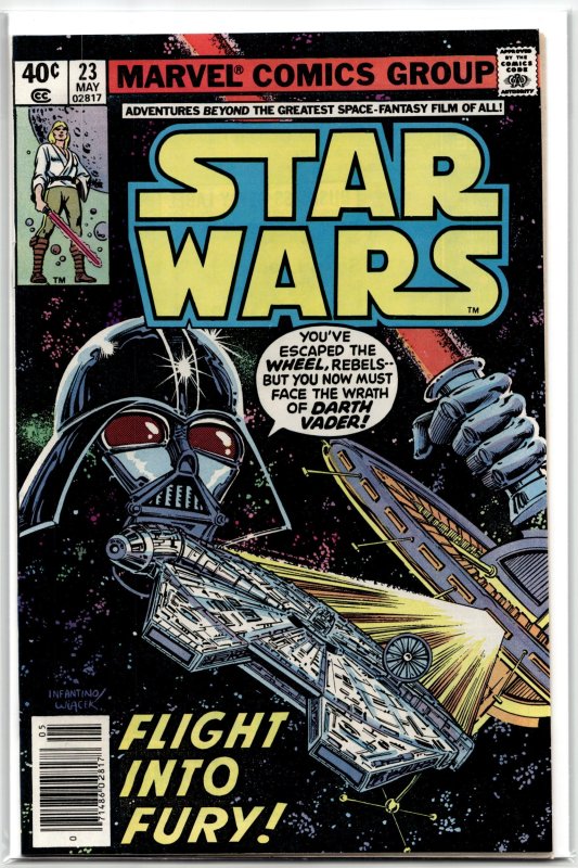 Star Wars #23 (Marvel Comics, 1979), raw, ungraded comic book — front cover
