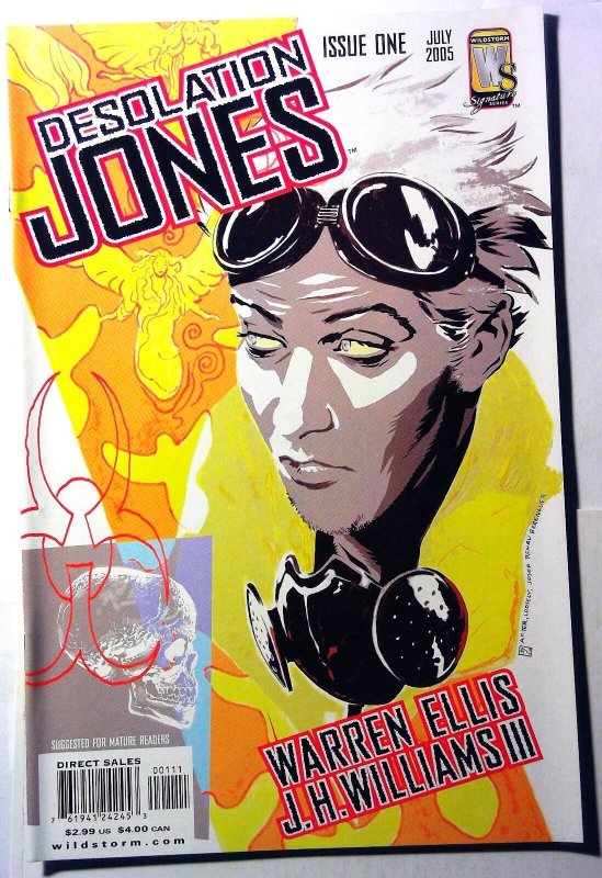 Desolation Jones #1 (2005), raw, ungraded comic book — front cover