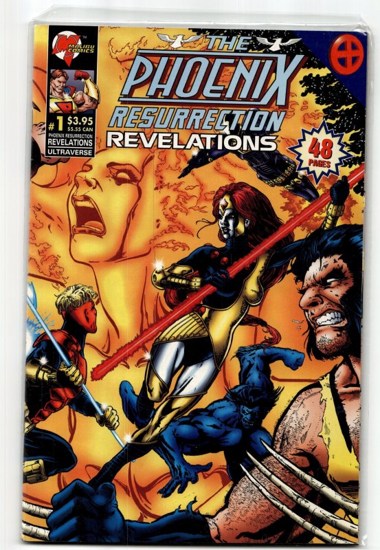 The Phoenix Resurrection: Revelations (1995) Phoenix (Marvel Comics, 1995), raw, ungraded comic book — front cover