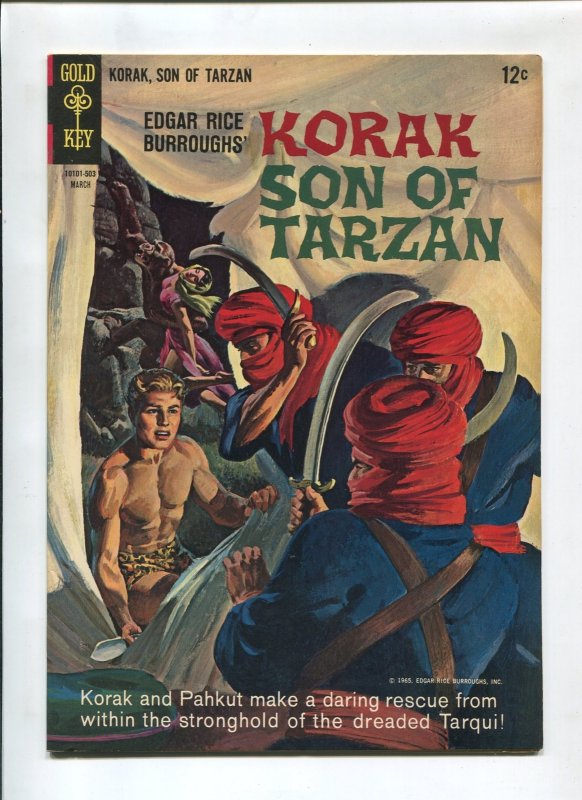 Korak Son of Tarzan #7 (Gold Key Comics, 1965), raw comic book in FN condition — front cover