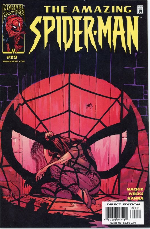Amazing Spider-Man ASM #29 (Marvel Comics, 2001), raw comic book in NM condition — front cover