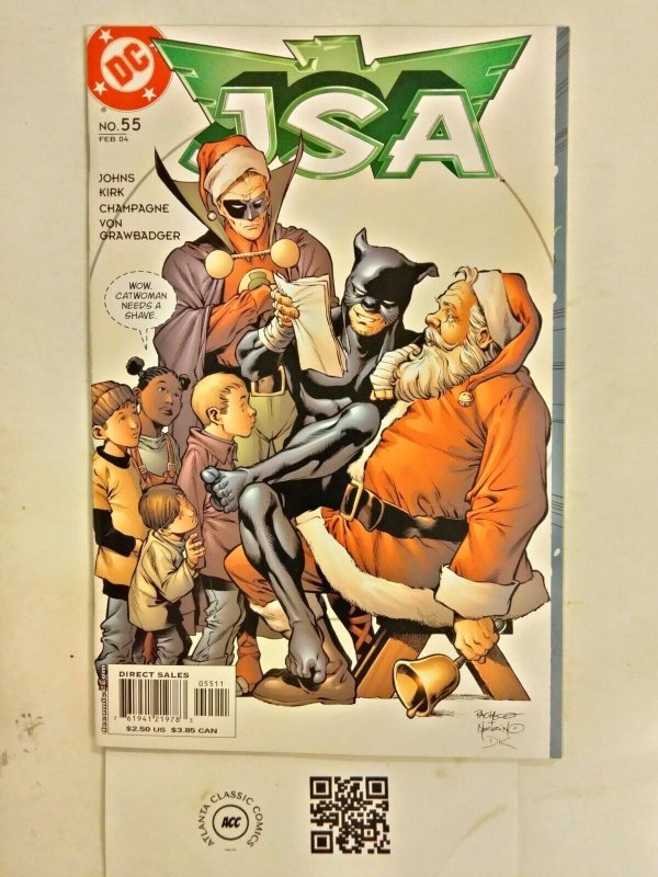 JSA #55 (DC Comics), raw comic book in NM condition — front cover