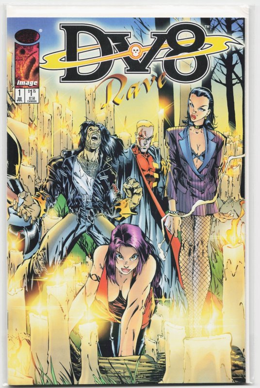 DV8 Rave (1996) DV8 (Image Comics, 1996), raw, ungraded comic book — front cover