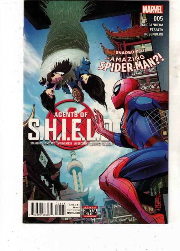 Agents of S.h.i.e.l.d #5 (2016), raw comic book in NM condition — front cover