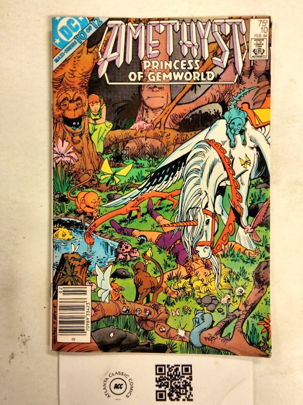 Amethyst #10 (DC Comics), raw comic book in VF condition — front cover