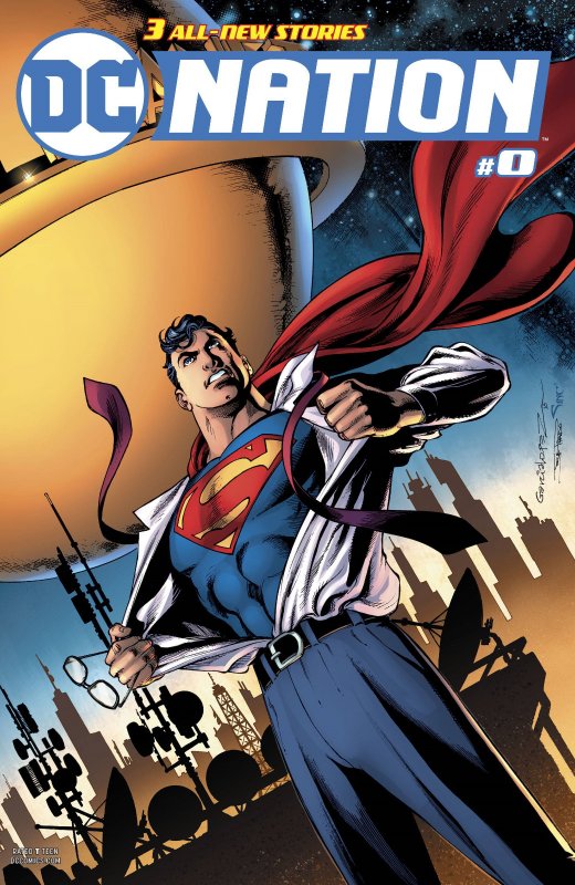 DC Nation #0 (DC Comics, 2018), raw, ungraded comic book — front cover