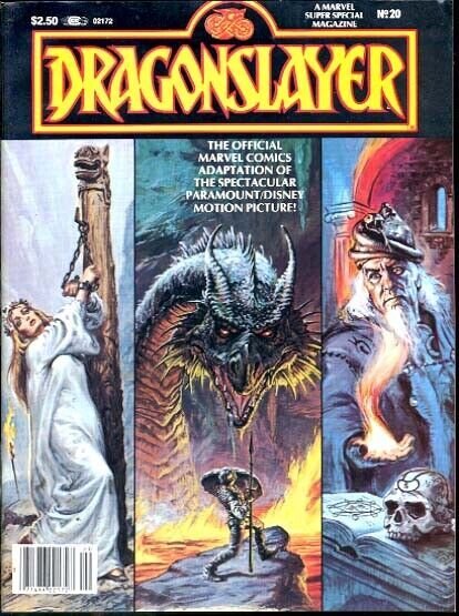 Dragonslayer #20 (Marvel Comics), raw comic book in VF condition — front cover
