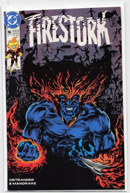 Firestorm, the Nuclear Man #96 (DC Comics, 1990), raw, ungraded comic book — front cover
