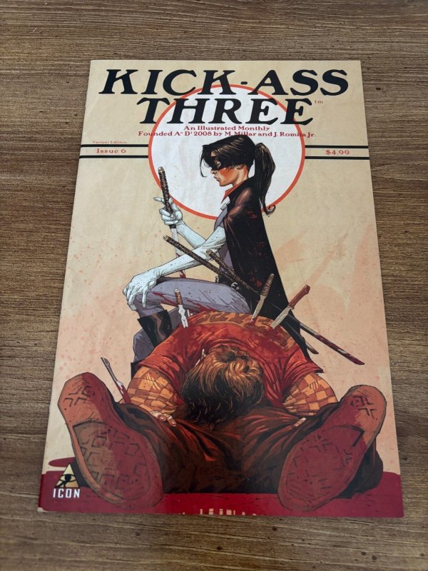 Kick-Ass 3 #6 (2014), raw comic book in NM condition — front cover