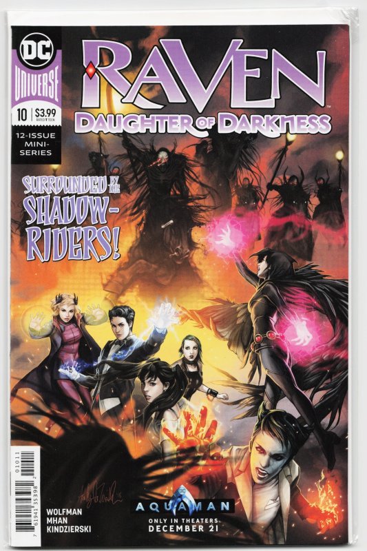 Raven: Daughter of Darkness #10 (2019), raw, ungraded comic book — front cover