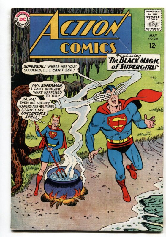 Action Comics #324 (DC Comics, 1965), raw, ungraded comic book — front cover