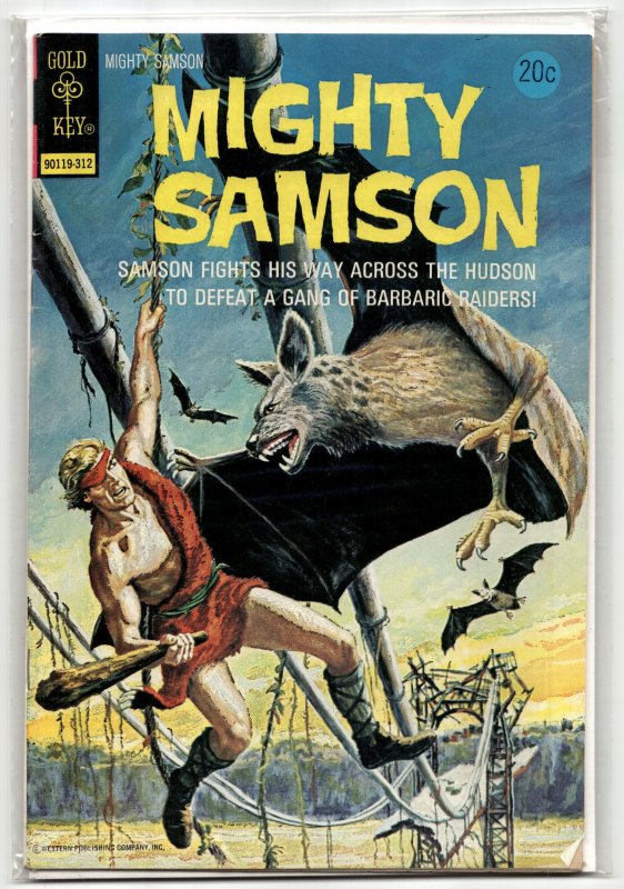 Mighty Samson #22 (1973), raw, ungraded comic book — front cover