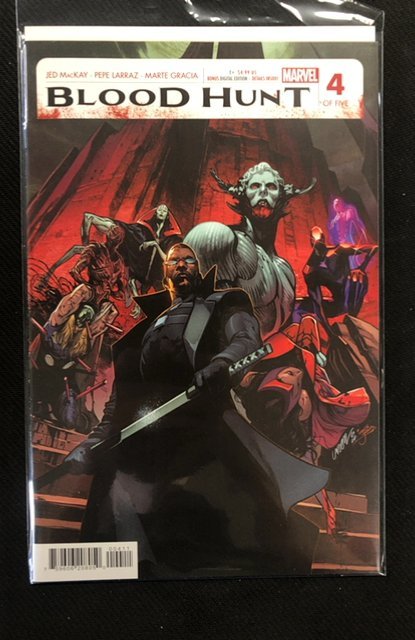Blood Hunt #4 (Marvel Comics, 2024), raw, ungraded comic book — front cover