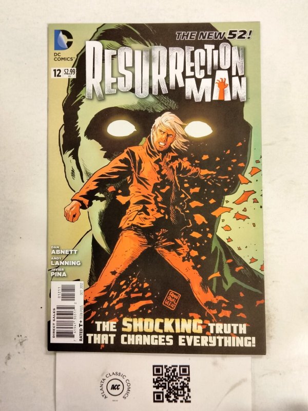 Resurrection Man #12 (DC Comics), raw comic book in NM condition — front cover