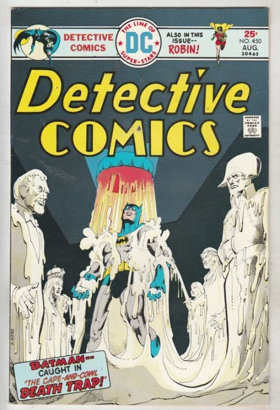 Detective Comics #450 (DC Comics, 1975), raw comic book in NM- condition — front cover