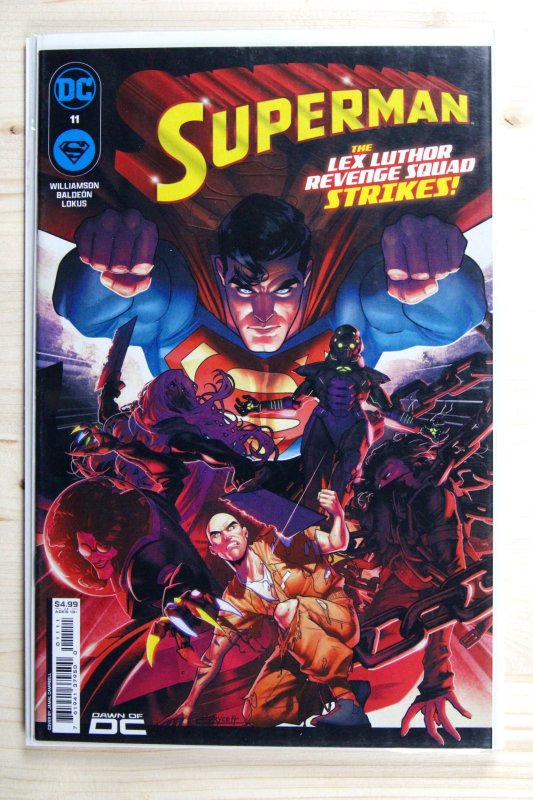 Superman #11 (DC Comics, 2024), raw comic book in NM+ 9.6 condition — front cover