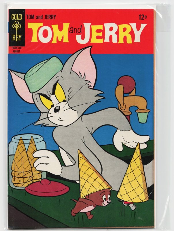 Tom and Jerry #237 (Gold Key, 1967), raw, ungraded comic book — front cover