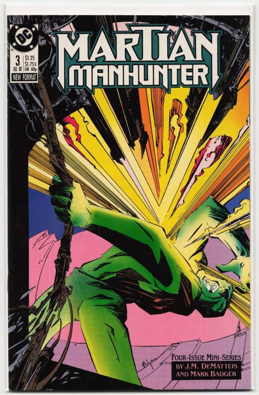 Martian Manhunter #3 (1988), raw, ungraded comic book — front cover