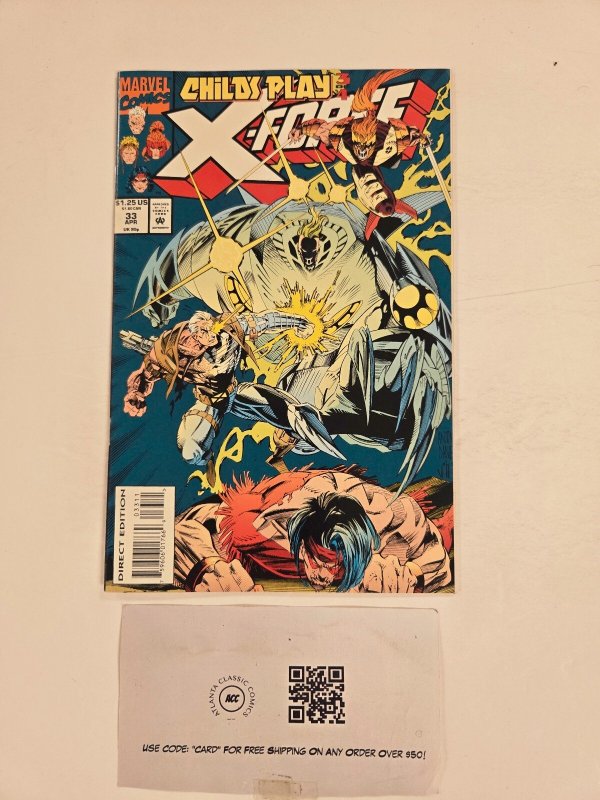 X-Force #33 (Marvel Comics, 1994), raw comic book in NM condition — front cover
