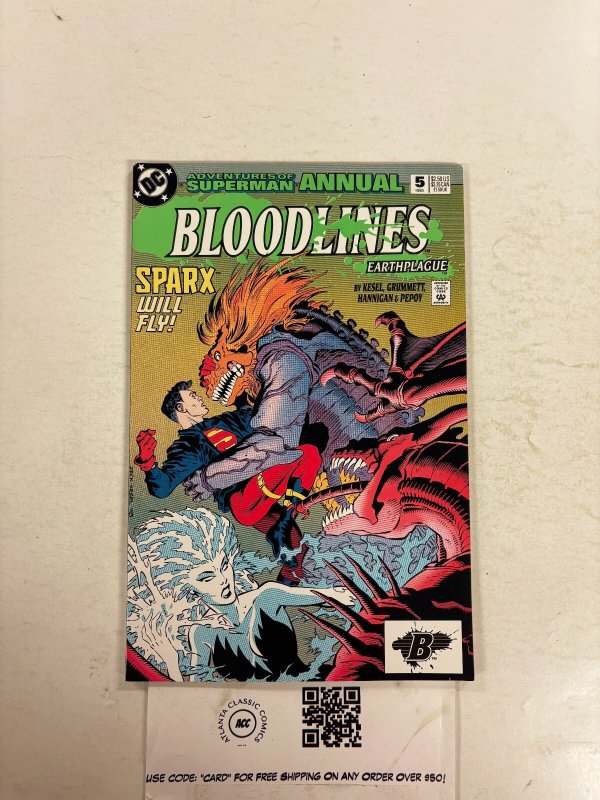 Adventurews of Superman Annual #5 (DC Comics), raw comic book in NM condition — front cover