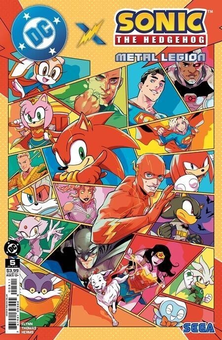 DC x Sonic the Hedgehog Metal Legion #5 (DC Comics, 2026), raw, ungraded comic book — front cover