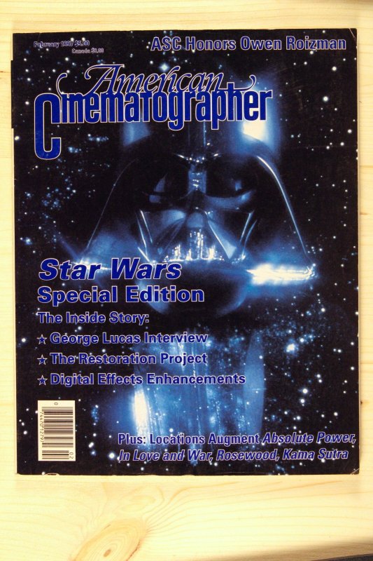 American Cinematographer #? Star Wars Special Edition – American Society of Cine, raw, ungraded comic book — front cover