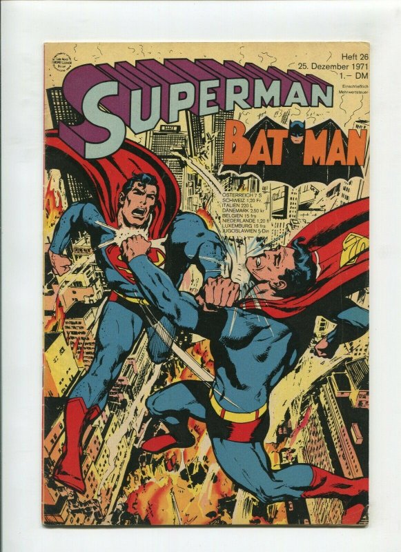 Superman Batman #26 (1971), raw comic book in 7.0 condition — front cover