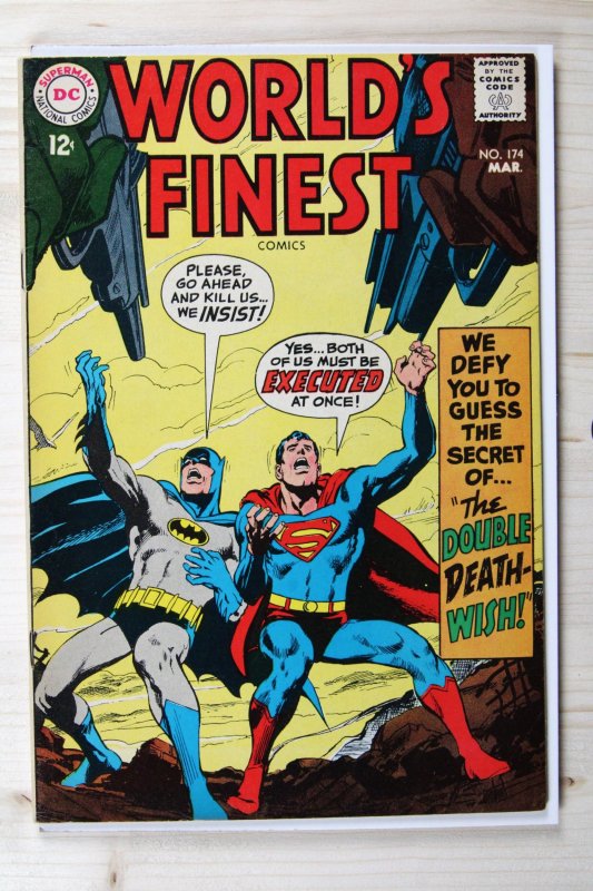 World's Finest Comics #174 (DC Comics, 1968), raw comic book in FN+ 6.5 condition — front cover