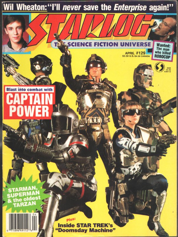 MAG: Starlog #129, raw, ungraded comic book — front cover