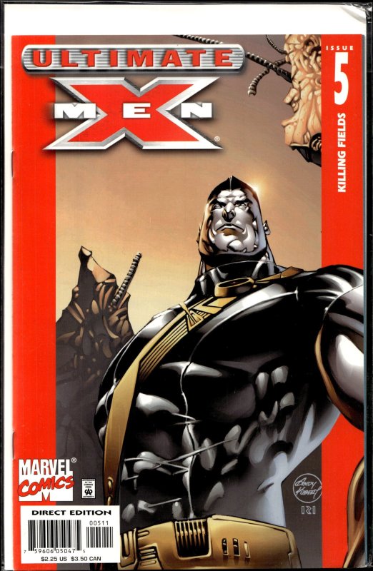Ultimate X-Men #5 (Marvel Comics, 2001), raw, ungraded comic book — front cover