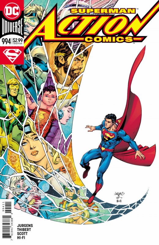 Action Comics #994 (DC Comics, 2016), raw comic book in VF/NM condition — front cover