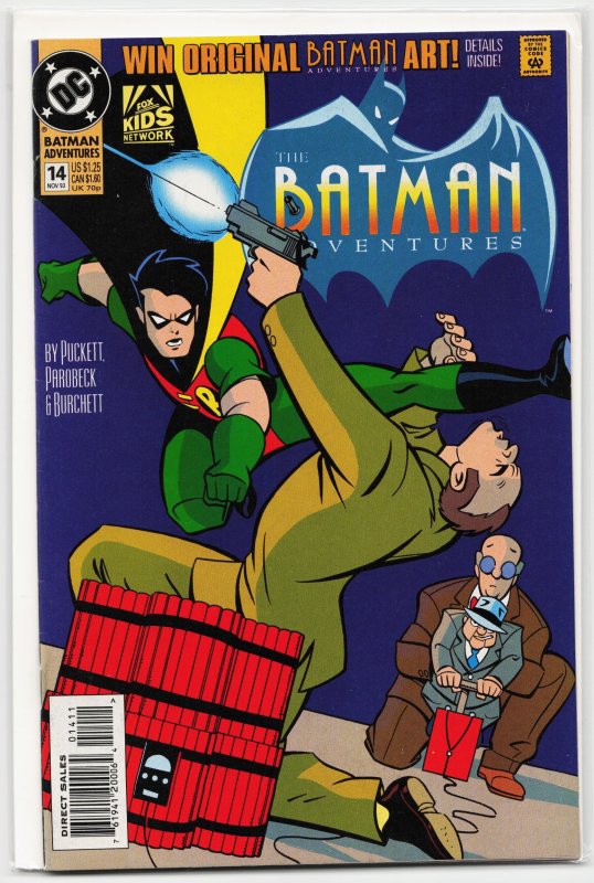 The Batman Adventures #14 (DC Comics, 1993), raw, ungraded comic book — front cover