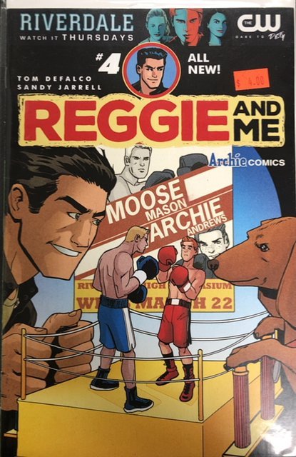 Reggie and Me #4 (2017), raw, ungraded comic book — front cover