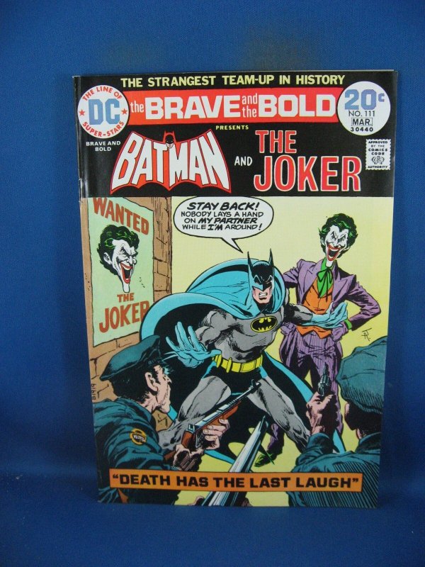 Brave and the Bold #111 (DC Comics, 1974), raw comic book in VF condition — front cover