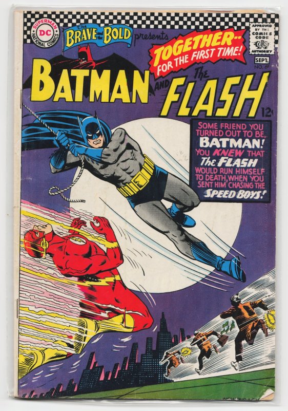 The Brave and the Bold #67 (DC Comics, 1966), raw, ungraded comic book — front cover