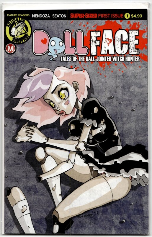 DollFace #1 (2017), raw, ungraded comic book — front cover