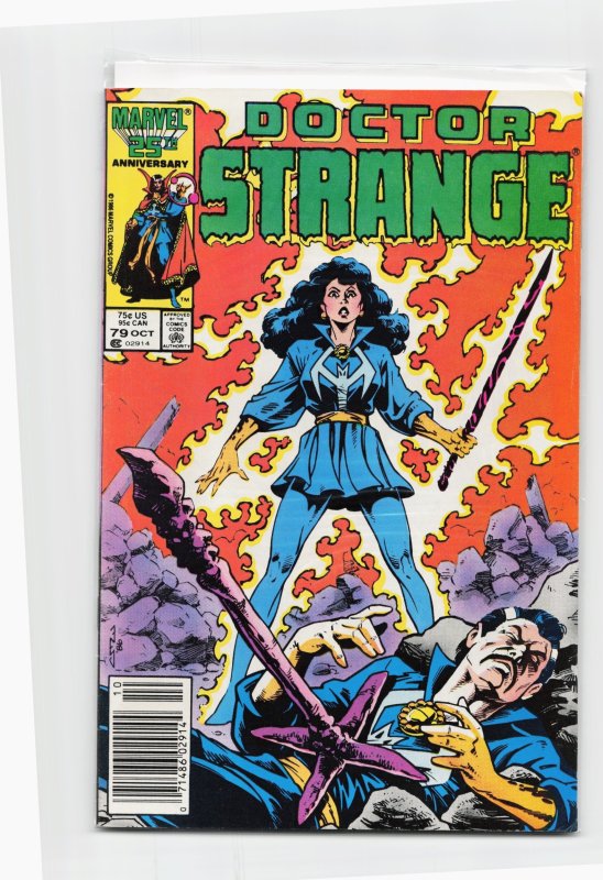 Doctor Strange #79 (Marvel Comics, 1986), raw, ungraded comic book — front cover