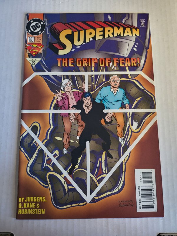 Superman #101 (DC Comics, 1995), raw, ungraded comic book — front cover