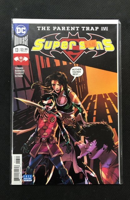 Super Sons #13 (2018), raw, ungraded comic book — front cover