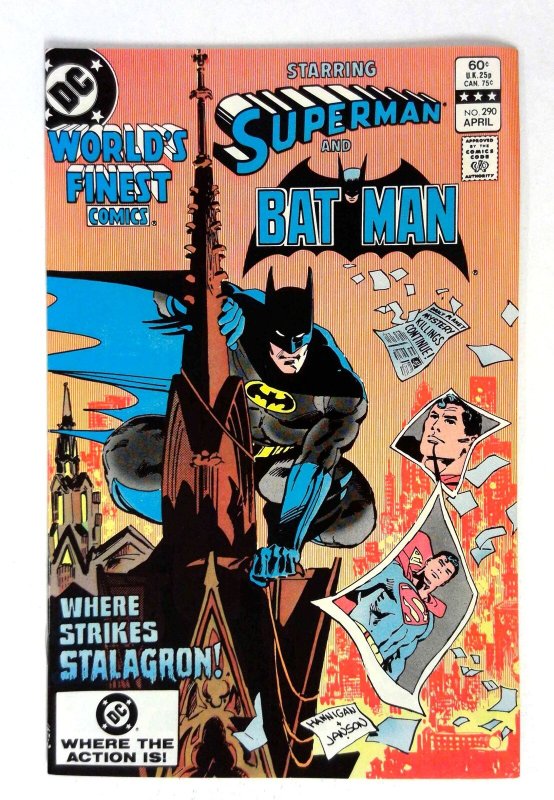 World's Finest Comics #290 (DC Comics, 1983), raw comic book in NM- condition — front cover