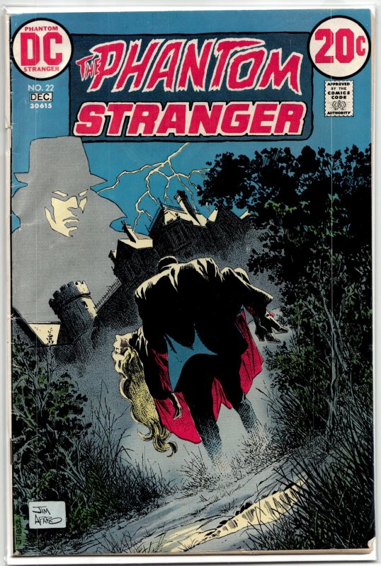 The Phantom Stranger #22 (DC Comics, 1972), raw, ungraded comic book — front cover