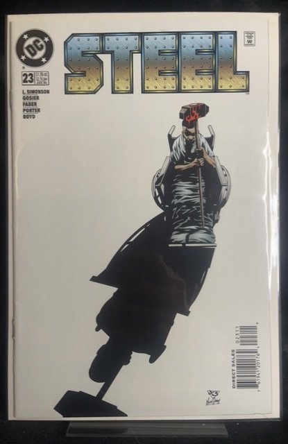 Steel #23 (DC Comics, 1996), raw, ungraded comic book — front cover