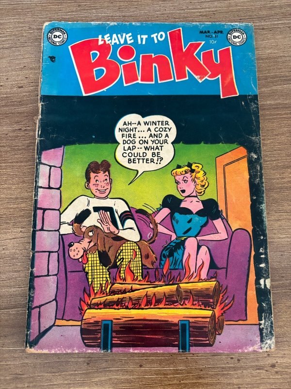 Leave It to Binky #31 (DC Comics, 1953), raw comic book in GD condition — front cover
