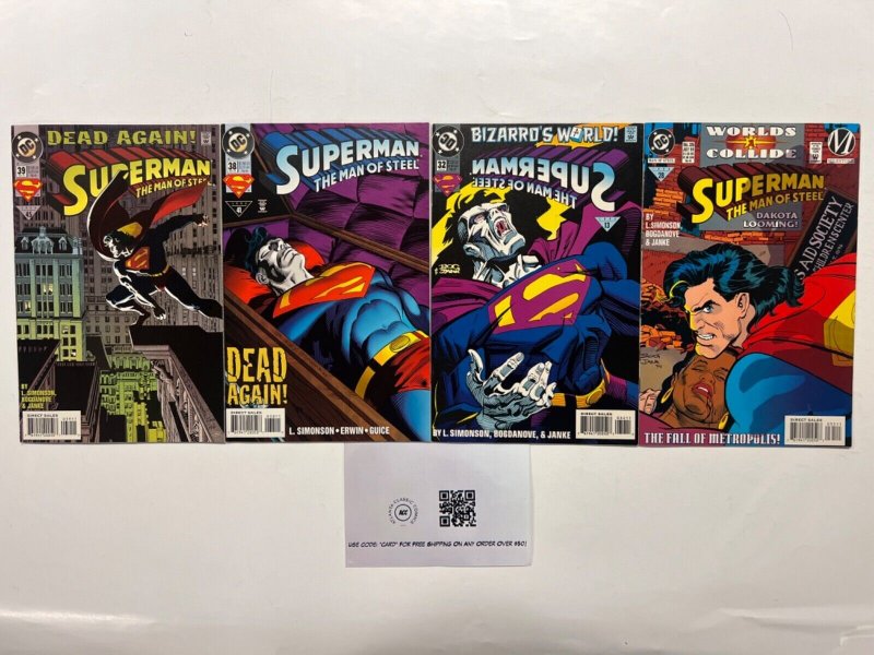 4 Superman DC Comic Books # 28 32 38 39 Joker Flash Batman Robin 81 JS45, raw, ungraded comic book — front cover