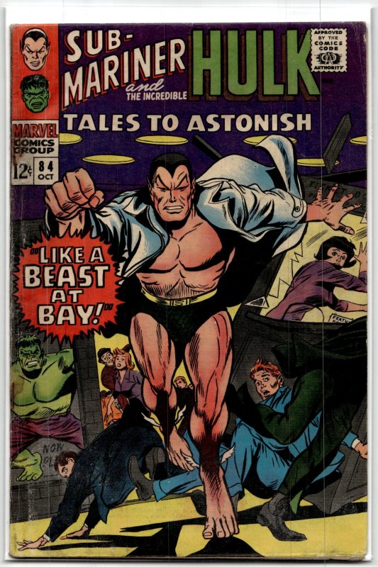 Tales to Astonish #84 (Marvel Comics, 1966), raw, ungraded comic book — front cover