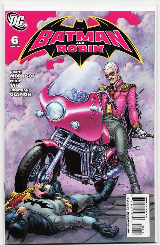 Batman and Robin #6 (DC Comics, 2010), raw, ungraded comic book — front cover